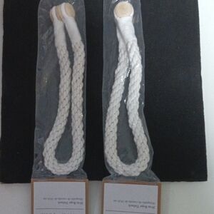 Allen + Roth White Rope Tieback Bundle Of Two